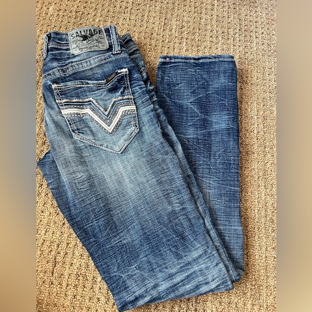 Men’s salvage jeans